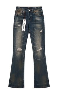 Purple Jeans Flared