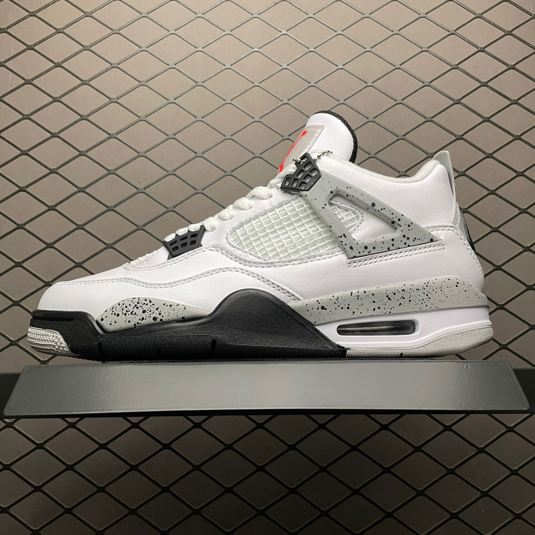 Air Jordan 4 White Cement